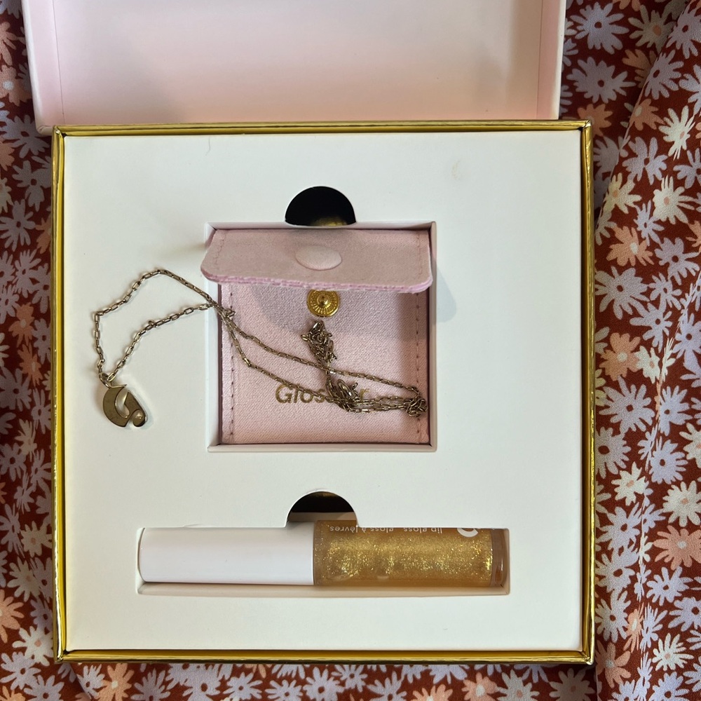 Glossier limited edition gold kit